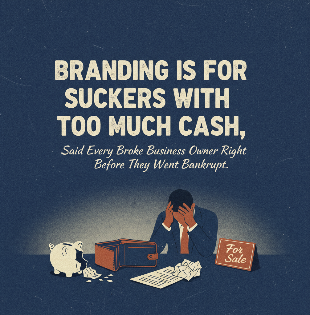 Branding Is For Suckers With Too Much Cash,” Said Every Broke Business Owner Right Before They Went Bankrupt