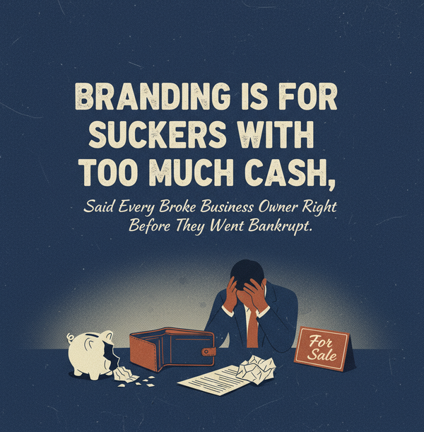 Branding Is For Suckers With Too Much Cash,” Said Every Broke Business Owner Right Before They Went Bankrupt